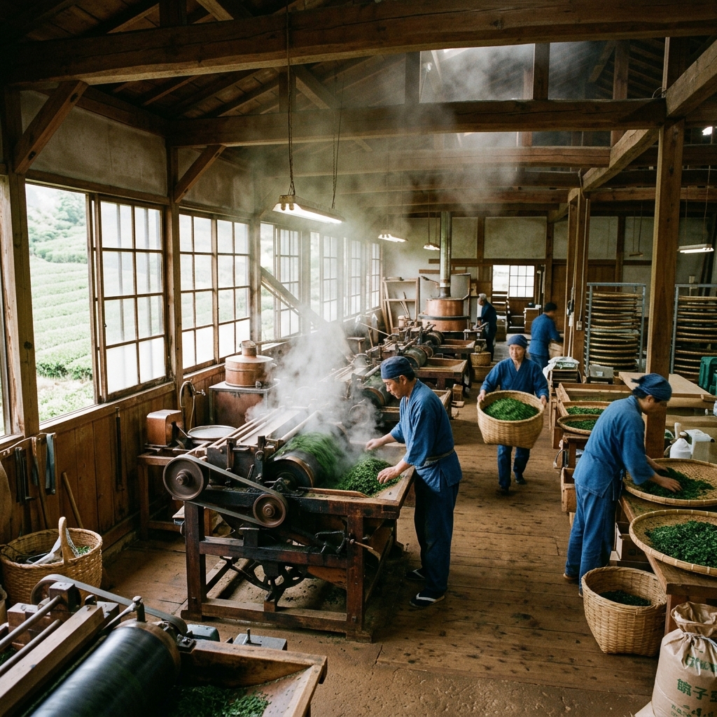 The Step-by-Step Green Tea Production Process