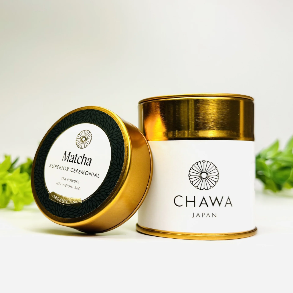 Private label Sencha in a white stand-up pouch